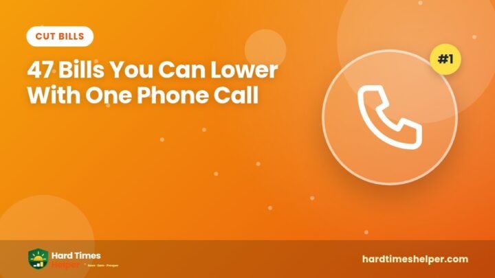47 Bills You Can Lower With One Phone Call