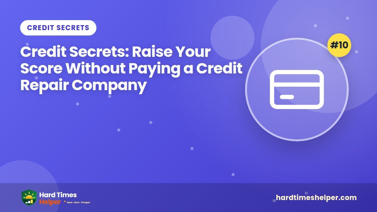 Credit Secrets: Raise Your Score Without Paying a Credit Repair Company